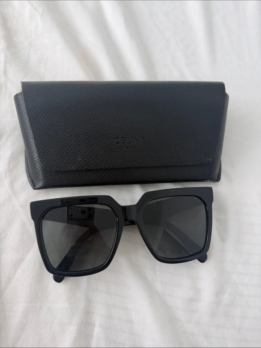 Celine Black Sunglasses with Black Case